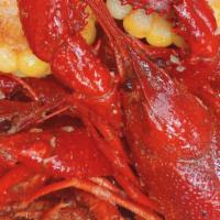 Crawfish 1Lb · Comes with corn and potatoes