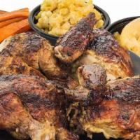 Whole Chicken Meal · Served with 2 large sides and 6 sauces.