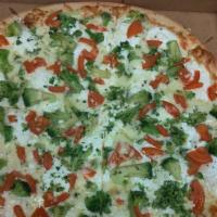 White Veggie Pizza (Medium 14