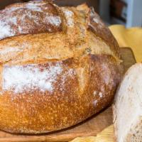 Pain De Campagne,  1/4 Loaf · French Country Sourdough with blended flours, and a slightly tart flavor!  Sold Frozen, Just...