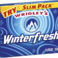 Wrigley'S Winterfresh Slim Gum - 15 Sticks · 