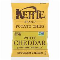 Kettle Brand Potato Chips, New York Cheddar Kettle Chips · 2 oz