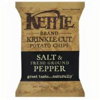 Kettle Krinkle Cut Salt And Fresh Ground Pepper Potato Chips · 2 oz