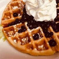 Waffles · Delicious Belgium Waffles Served with Butter & Maple Syrup