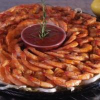 Steamed Shrimp Platter · Put a couple of beers in the fridge, get the friends and family together, and dig into this ...