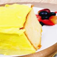 Yellow Cake With Lemon Icing · Moist yellow cake with vanilla flavor pairs perfectly with the lemon buttercream frosting fo...