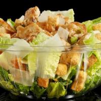 Grilled Chicken Caesar Salad · Romaine, croutons, shaved parmesan cheese & grilled chicken breast with Caesar dressing