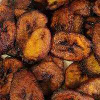 Sweet Fried Plantains · Ripe plantain that are fried and lightly salted.