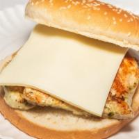 Grilled Chicken With Cheese · Served on kaiser roll or long roll.