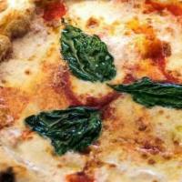 Italian Flag Pizza Slice · Broccoli or spinach, tomatoes & ricotta cheese.