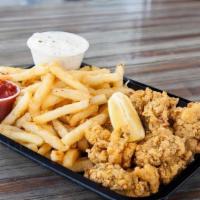 Oyster Platter · Includes French fries or onion rings.