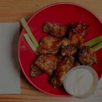 Gluten Free Wings · Celery and blue cheese.
