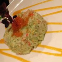 Avocado Salad · Made with hass avocados, cucumber, crab stick, tobiko and Japanese mayo.