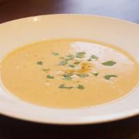 Cream Of Crab Soup (Small) · Perfectly creamy, seasoned with a touch of sherry, comes with crackers on the side.
