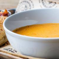 Kodiak Brown Cheddar · Brewhouse Fave. Rich velvety cheddar ale soup made with our signature Kodiak Brown Ale, spec...