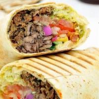Beef Gyro+Lamb Gyro Rollup · ALL ROLL UPS COME ON SYRIAN BREAD LETTUCE TOMATO GRILL ONION GREEN PEPPERS PICKLES TZATZIKI ...