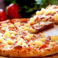 The Hawaiian Pizza · Ham and pineapple.