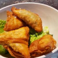 Mini Pies Feta,Spinach,Or Mix · Crispy fried phyllo pies.