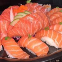Sushi & Sashimi Platter · 8 pc sushi, 16 pc sashimi, tuna or california.