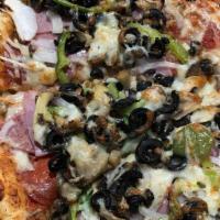 Large Pizza & Calzones · 
