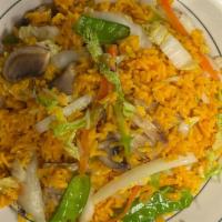 Vegetable Fried Rice · Stir-fried rice with vegetables.
