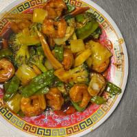 General Tso'S Shrimp · Fried shrimps with sweet sour spicy sauce