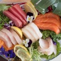 Sashimi Lunch Special · 12 pieces of assorted raw fish.