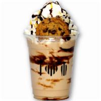 Bring The Boys To The Yard · Bestseller. Vanilla ice cream, cookie dough, chocolate fudge, and caramel. Topped with whipp...