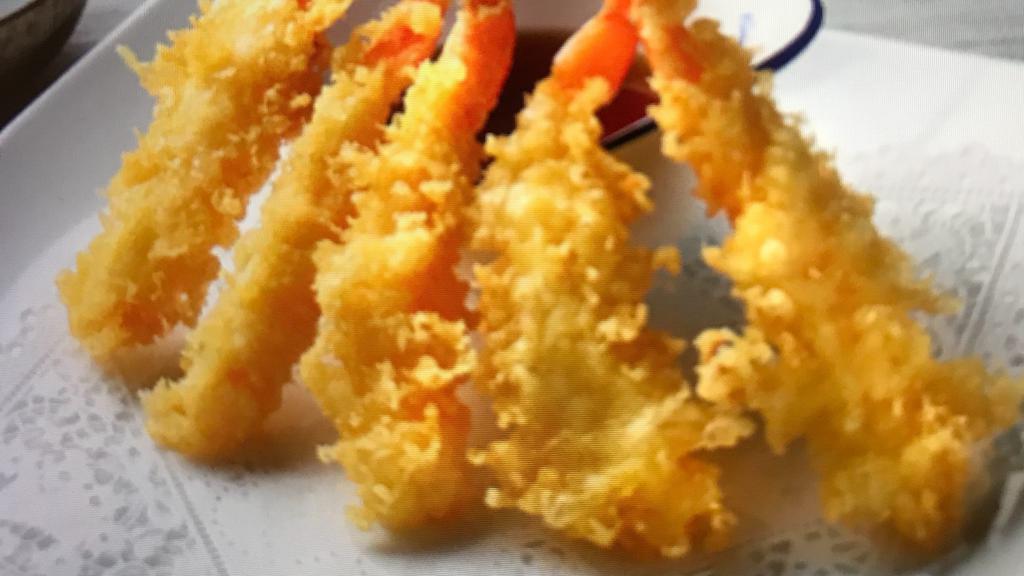 Shrimp Tempura · 4 pieces of deep fried shrimp tempura
