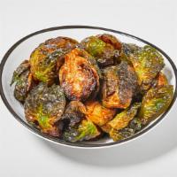 Honey Dipped Sprouts · brussels sprouts doused in our signature hot honey. *gluten free