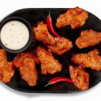 Share Size Old Bay Hot Sauce Wings · This wing recipe marries our traditional breaded wing with Old Bay Hot Sauce. It's our hotte...