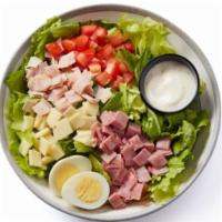 Chef Salad  · Sliced, smoked ham and oven-roasted turkey, fresh tomatoes, provolone cheese, hard-boiled eg...