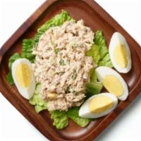 Fresh Bowl Tuna Salad  · Our house-made Light Tuna Salad on a bed of romaine lettuce, garnished with hard-boiled egg ...