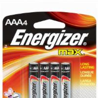 Energizer Aaa Batteries 4 Pack · 