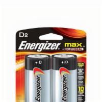 Energizer D Batteries 2 Pack · 