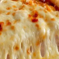 White Pizza · Ricotta cheese, mozzarella cheese, garlic, and romano cheese.