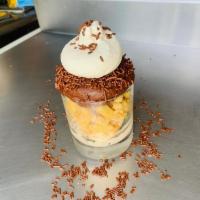 *New* Chocolate Frosted Cupcake · Campfire s'mores ice cream topped with doughy sugar cookie bites, chocolate buttercream fros...