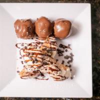 Cannoli · Pastry shell filled with chocolate chip and cannoli cream
