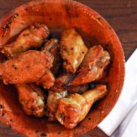 Parker'S Pub Wings · Ten farm-fresh wings, cooked til' crispy and tossed with our signature sauces. Our jumbo bon...