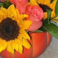 Fall Into Pumpkin · Here's one of my favorite fall arrangements to create during this season. This mini pumpkin ...