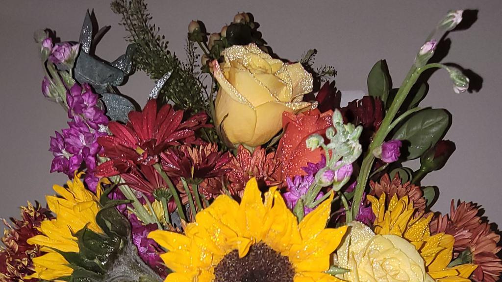 Falling Into You! · Beautiful fall flowers! Arranged to perfection and given a farmhouse country style for fall!