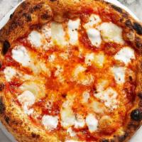 Cheese · Tomato sauce, fresh mozzarella, cacio di roma, parmesan.