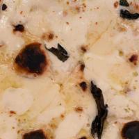 4 Cheese Pizza · fontina, taleggio, ricotta, provolone