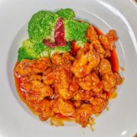 General Tso'S Chicken · Hot and spicy. Chunks of chicken crispy & uniquely flavored in spicy house sauce with fresh ...