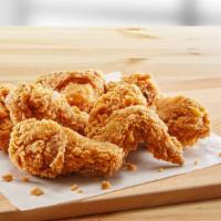 Plain Wings · Deliciously crispy and fried party wings. Comes with celery and bleu cheese.