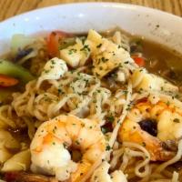 Seafood Ramen Noodles · 