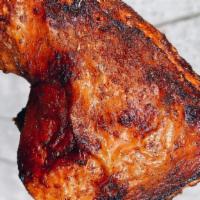 Half Chicken · Dry rubbed and smoked half chicken