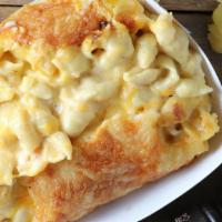 Mac & Cheese · Shell pasta baked with smoked cheddar and jack cheese