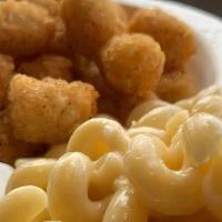 Kid'S Mac And Cheese Meal · French Fries, Apple Slices or Tater Tots / Drink