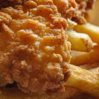 Kids Chicken Meal · Chicken tenders / french fries or apple slices / drink